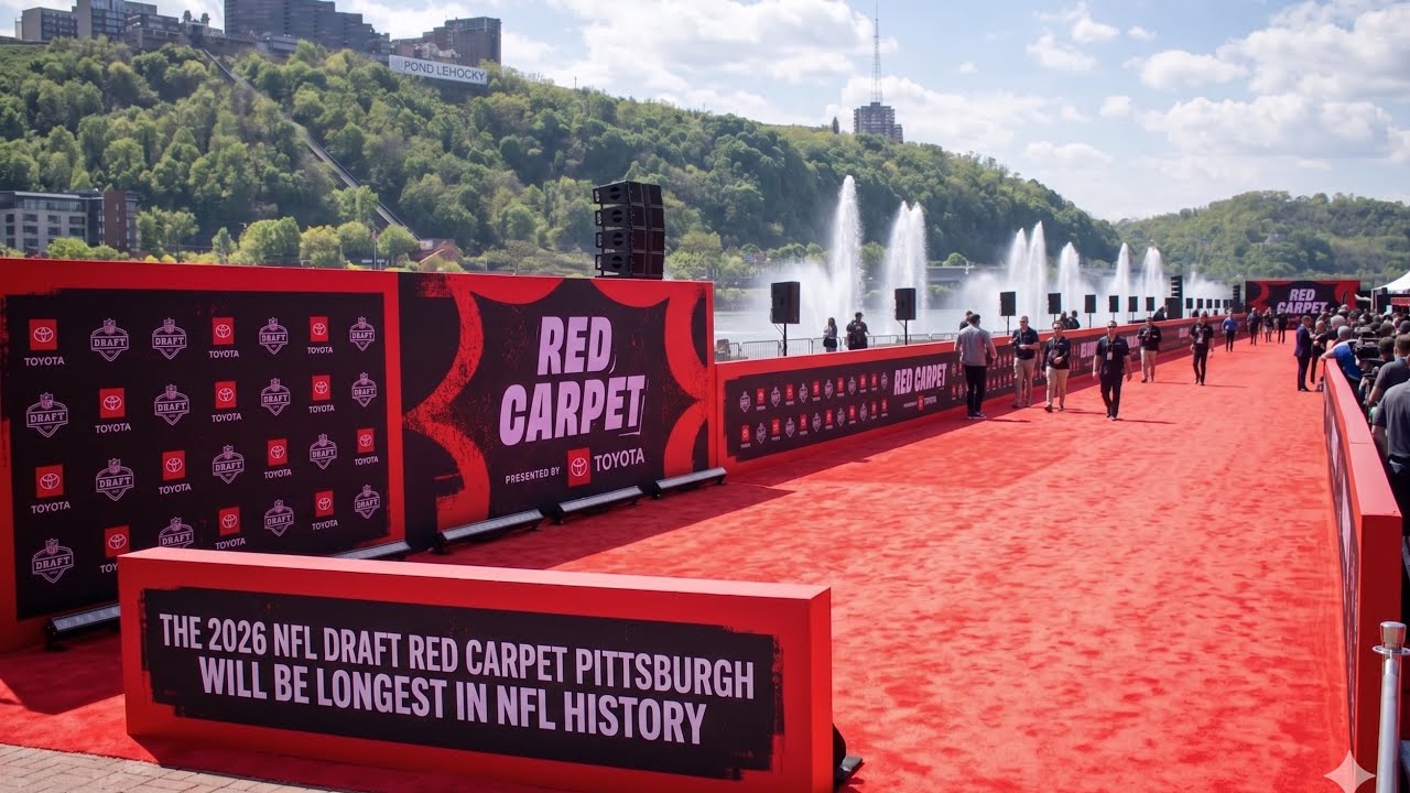 2026 NFL Draft: The 2026 NFL Draft Red Carpet Pittsburgh Will Be Longest In NFL History – How Long?