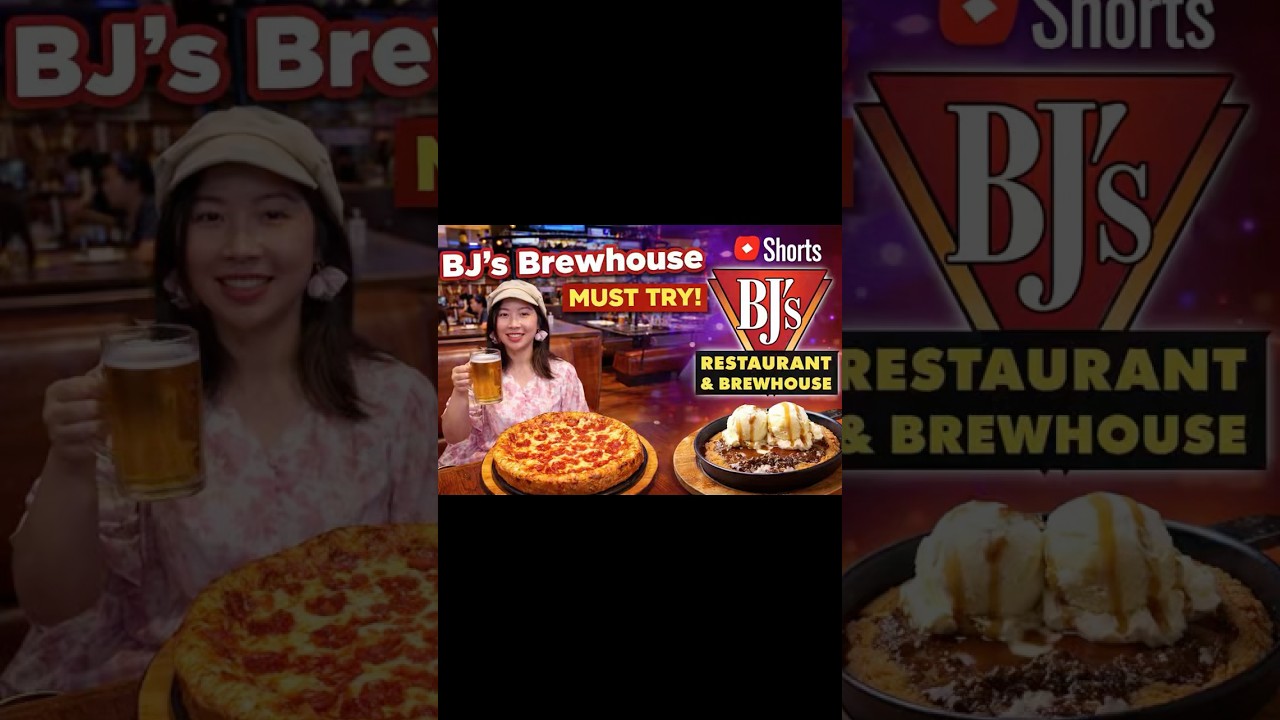 BJ’s Brewhouse 🍕🍺 + THAT Pizookie hit different 😮‍🔥