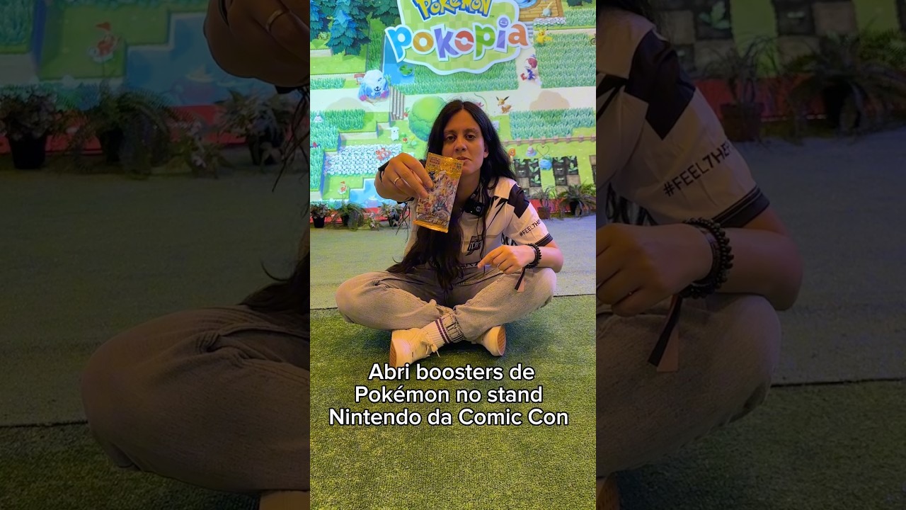 Booster de Pokémon Coreano na Nintendo na Comic Con 👀 #pokemon #pokemontcg #nintendo Booster de Pokémon Coreano na Nintendo na Comic Con 👀 #pokemon #pokemontcg #nintendo