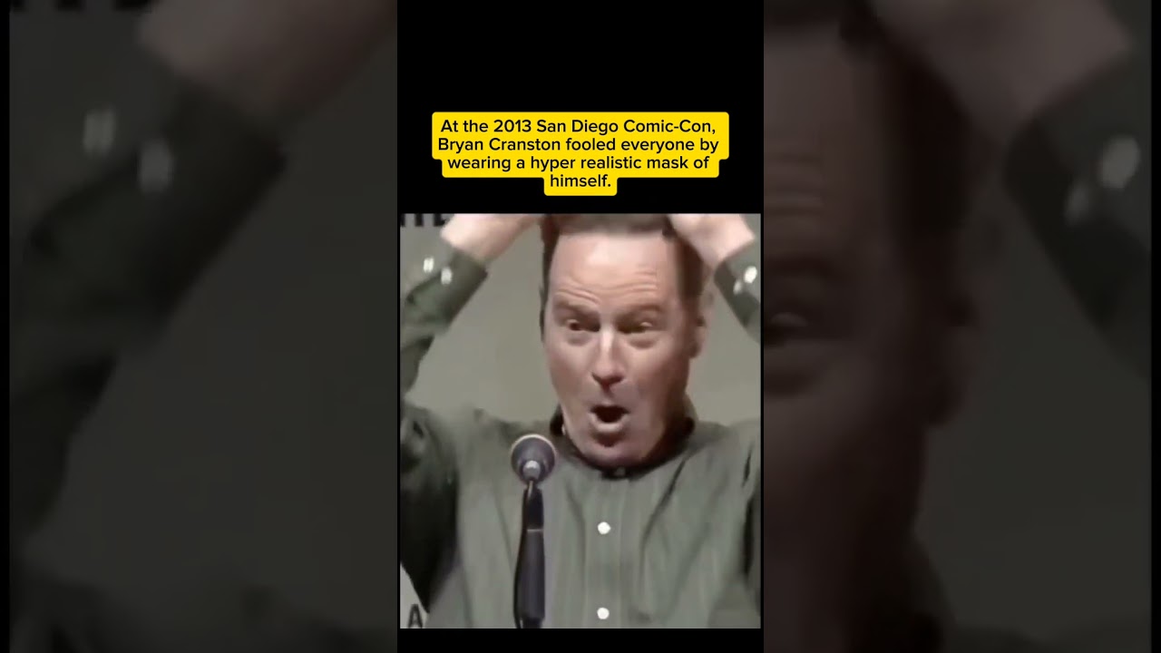 Bryan Cranston Fooled EVERYONE at Comic-Con 😳