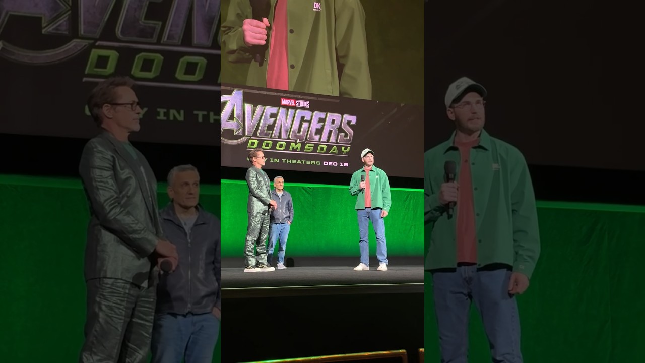 Comic con Avengers Dooms day trailer. #shorts #marvel #comiccon #avengers #doomsday #movie