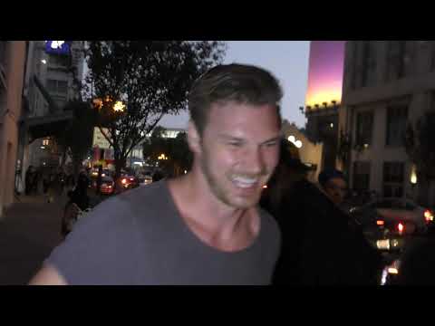 Derek Theler talks about if he is a good hockey player while at San Diego Comic Con in San Diego