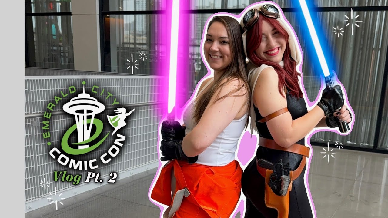 emerald city comic con 💚 i convinced my best friend to cosplay with me for the first time 👀 part 2!