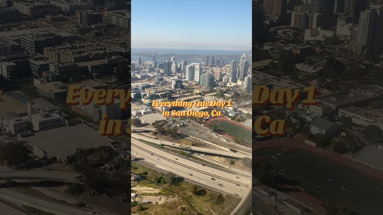 Everything I ate in San Diego Day 1! #food #travelagent #sandiego #tacos #chickensandwhich