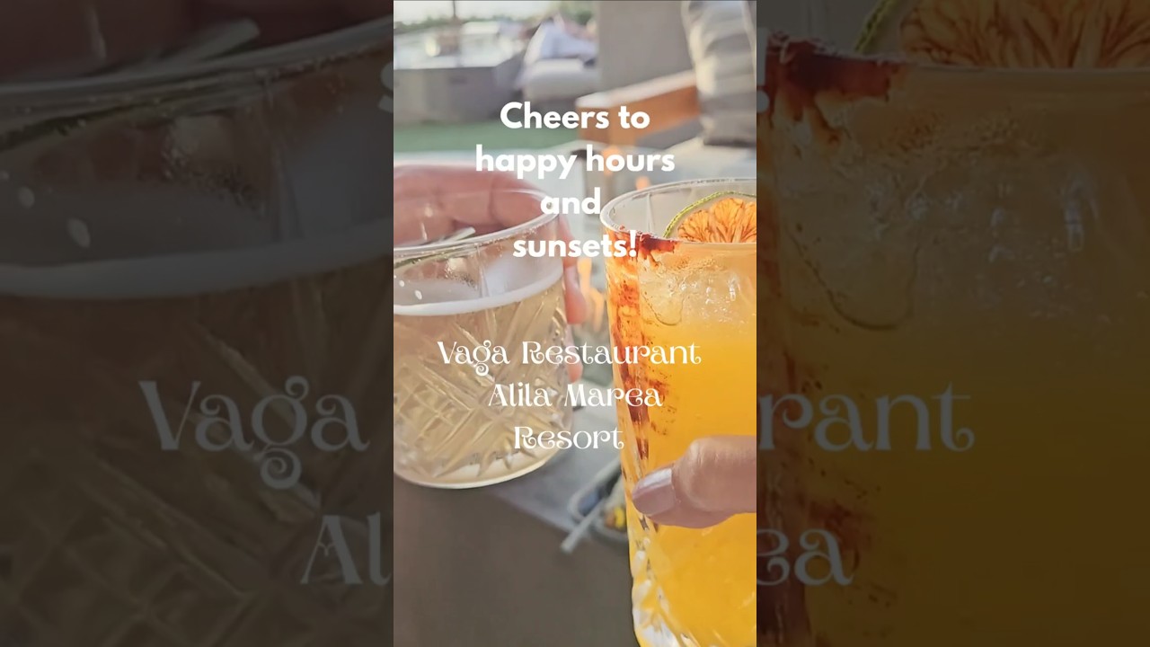 Happy Hour and Sunsets at Vaga Restaurant – Alila Marea Beach Resort Happy Hour and Sunsets at Vaga Restaurant – Alila Marea Beach Resort