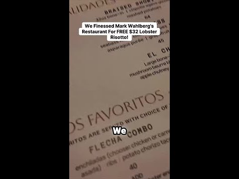 How to get a  lobster risotto for FREE at Mark Wahlberg’s restaurant!