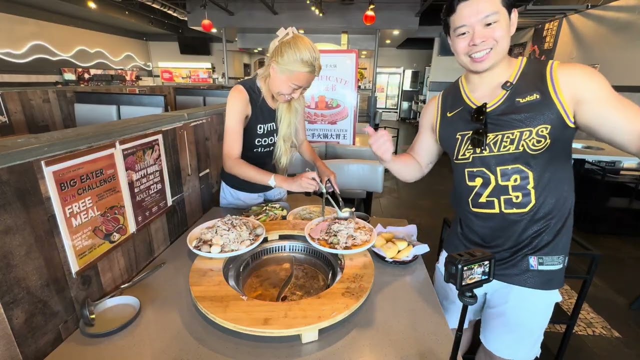 Lit Yi Shou Hot Pot Challenge in San Diego!!!