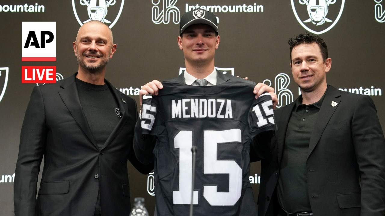 LIVE: Las Vegas Raiders introduce Fernando Mendoza in press conference LIVE: Las Vegas Raiders introduce Fernando Mendoza in press conference