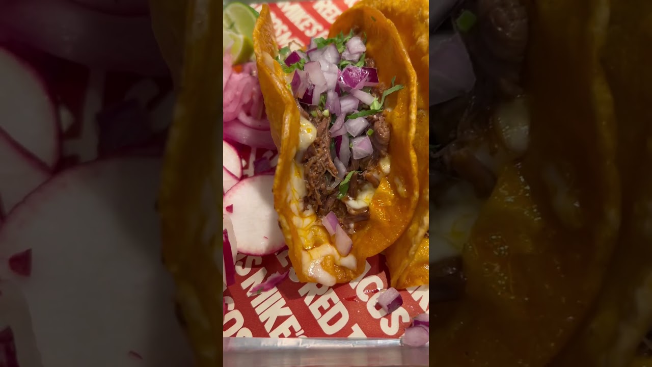 Mikes red tacos in San Diego #sandiego #tacos #birria