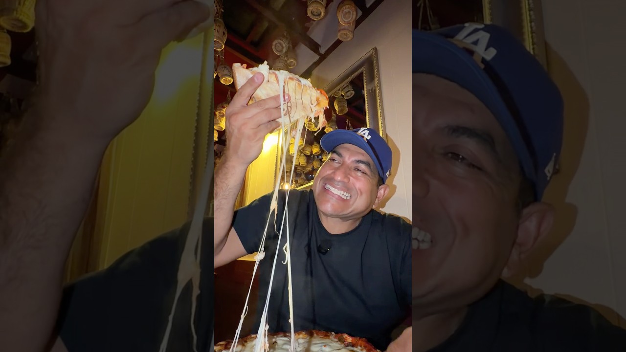 Probé la mejor pizza de San Diego, la de Philippis pizza 🍕