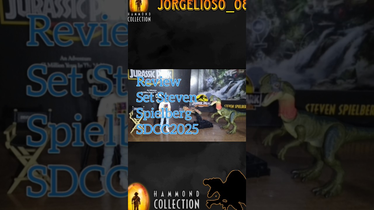 Review Steven Spielberg hammond collection SDCC #jurassicworld #jurassicpark #dinosaur #review #fyp