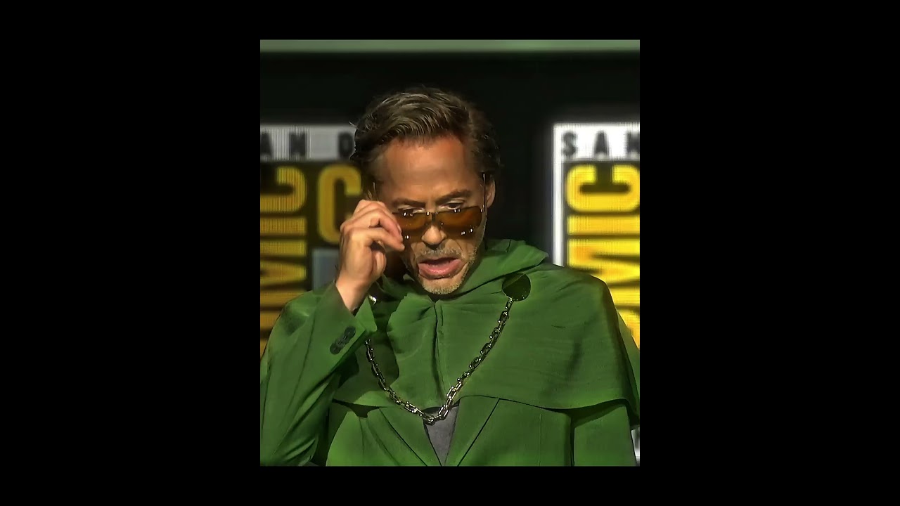 Robert Downey Jr. RETURNS as Doctor Doom 😳🔥 | #Marvel Comic-Con Shock 2024#shorts #viral#trending