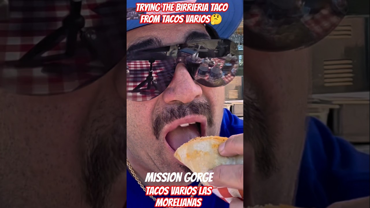 San Diego Mexican Food- Trying The Birrieria Taco From Tacos Varios