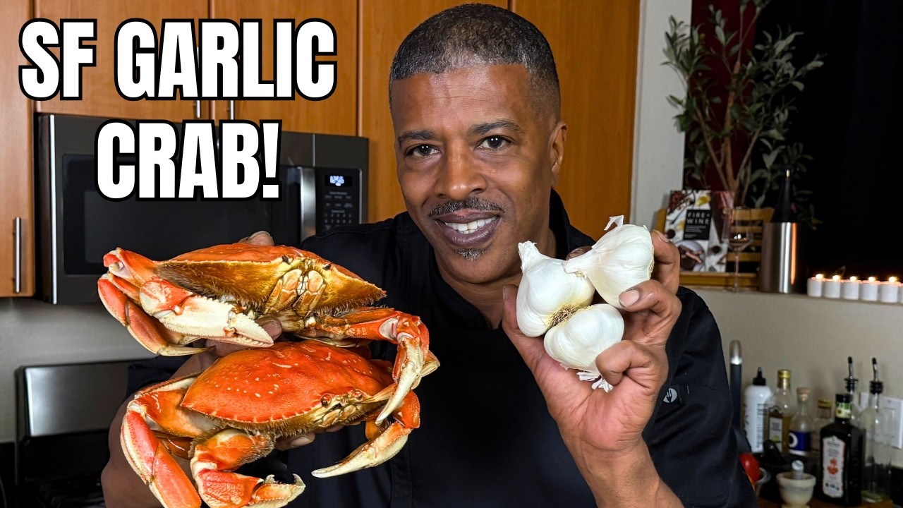 San Francisco Garlic Crab | Restaurant-Style Dungeness Crab + Wine Pairing