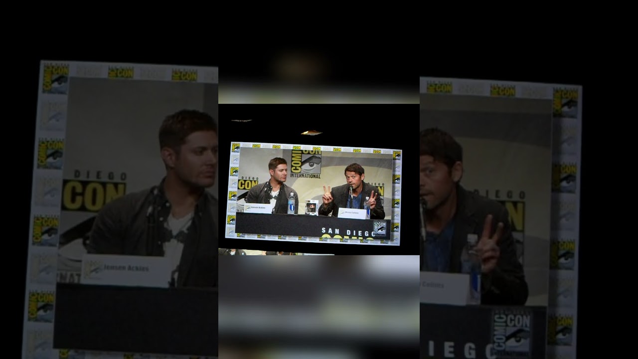SDCC 2015 Supernatural Panel:  Misha Collins on Beating Mark Sheppard #shorts