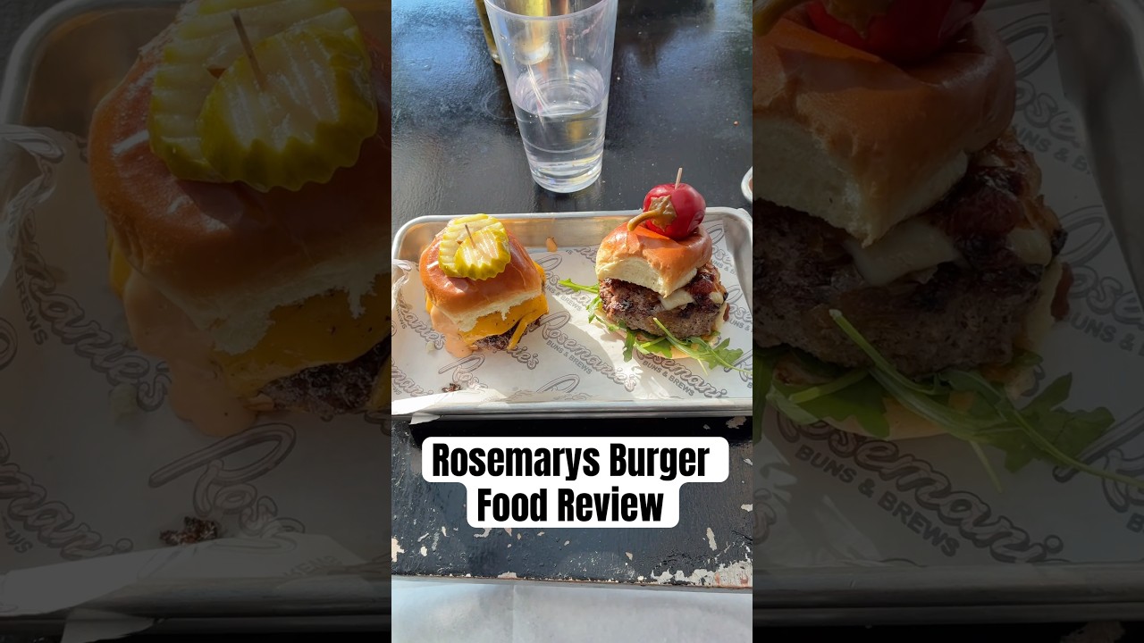 Trying Rosemary’s Burgers in Ocean Beach, Ca! #foodreview #sandiego #keithlee #trend #fypyoutube