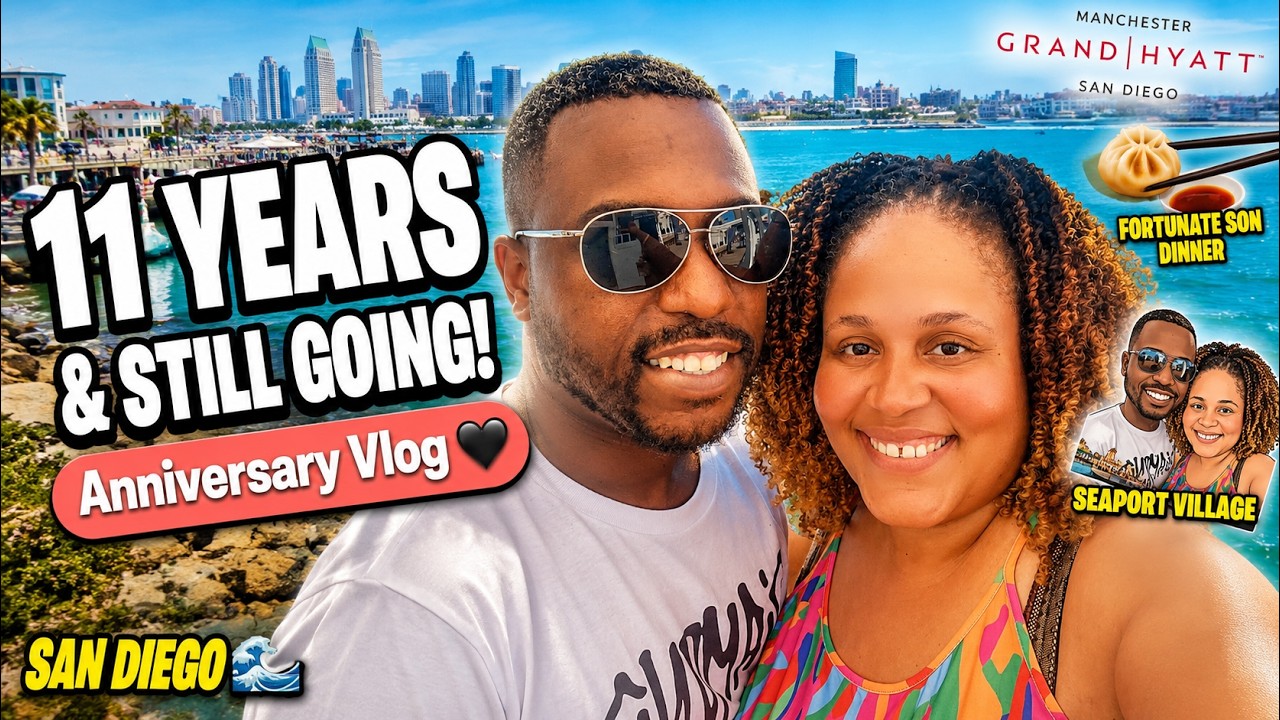 11 Years & Still Going!🖤 | San Diego Anniversary Vlog — Grand Hyatt, Fortunate Son & Seaport Village 11 Years & Still Going!🖤 | San Diego Anniversary Vlog — Grand Hyatt, Fortunate Son & Seaport Village