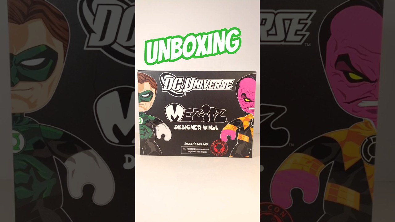 2011 SDCC Exclusive #Mezco Mez-Itz #GreenLantern & Sinestro 6″ Figure 2-pack. #haljordan #dccomics