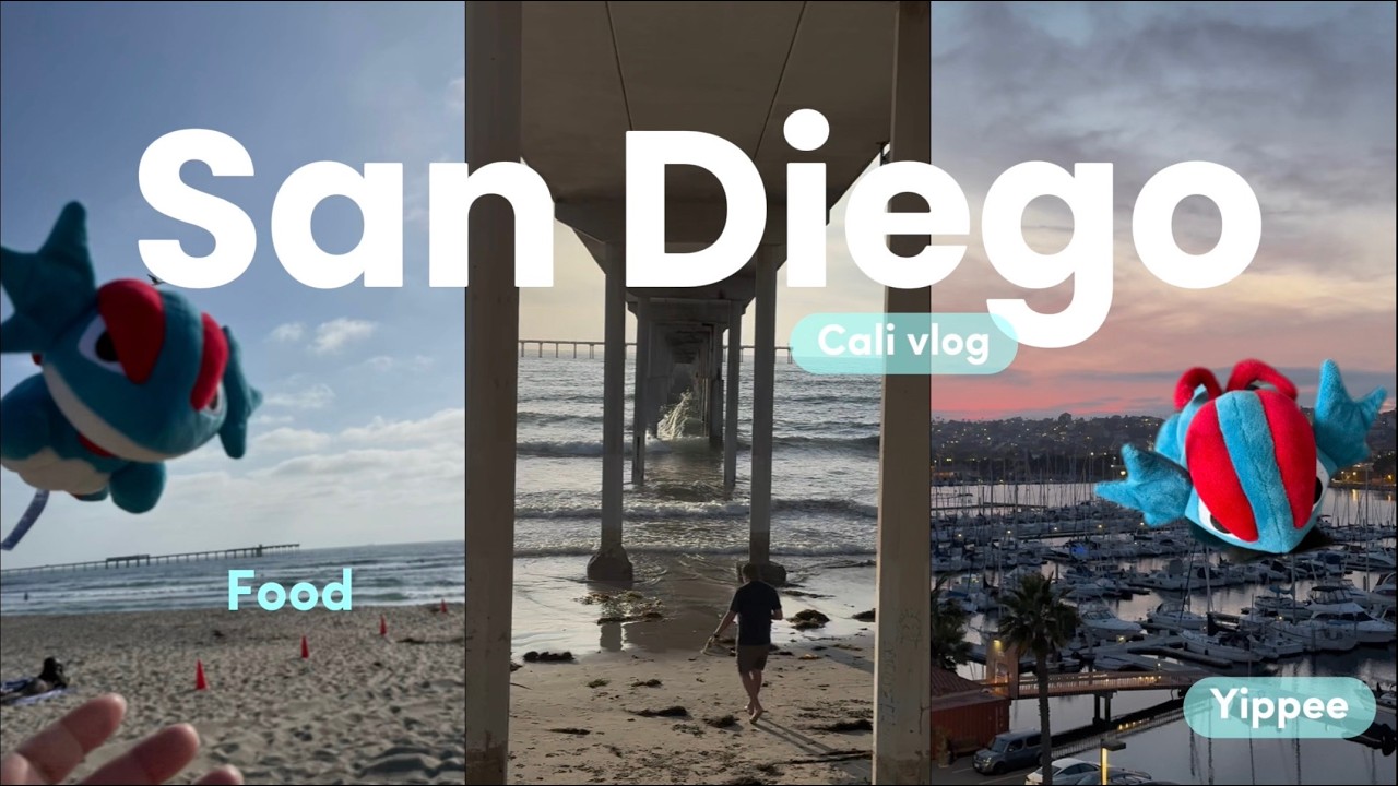 3 Days in San Diego | San Diego Travel Vlog, Best Cafes, Pizza, Beaches + museums