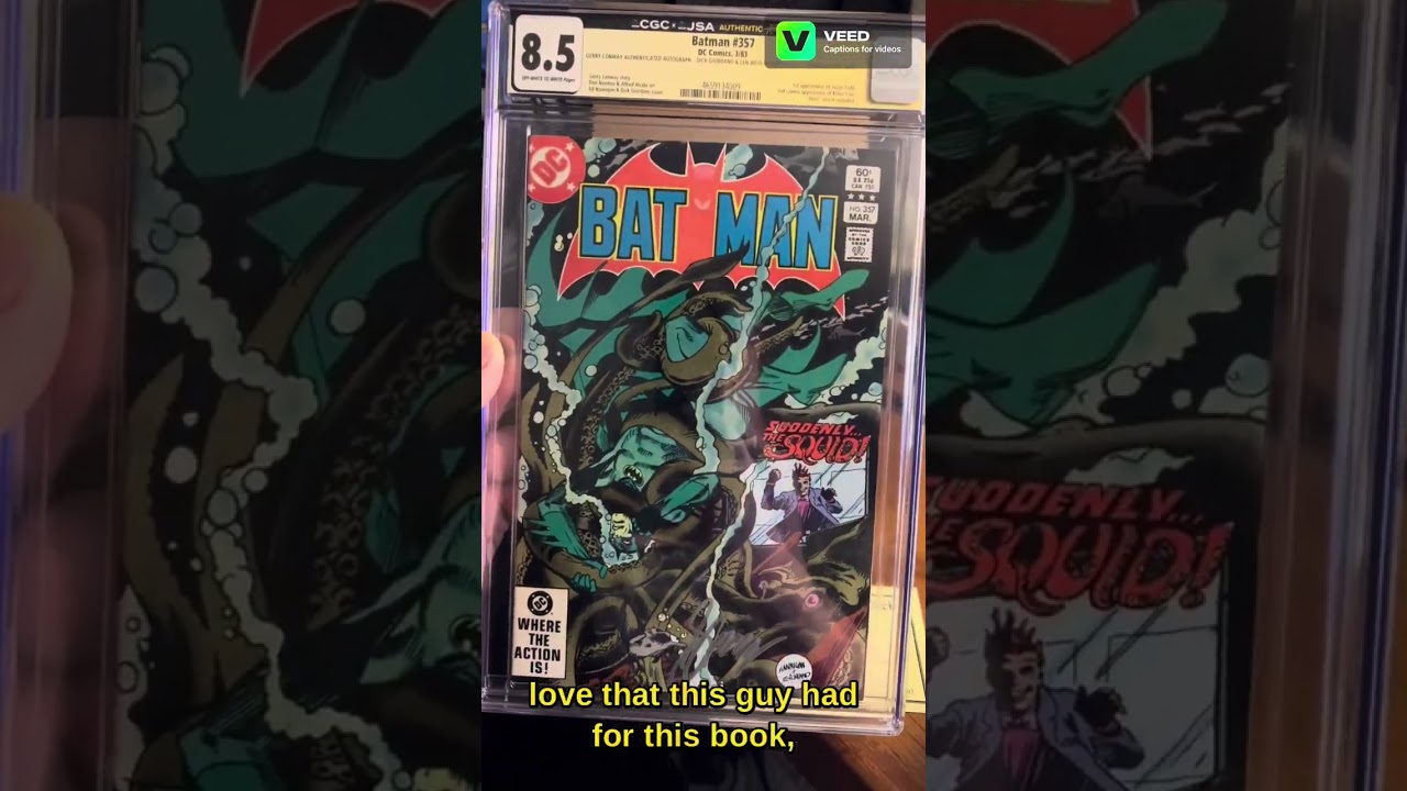 Batman #357 8.5 CGC SS 3X Signed by Gerry Conway, Dick Giordano & Len Wein! 0! #cgccomics #cgc