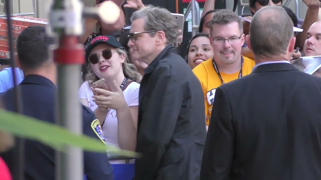 Colin Firth outside Conan O’Brien’s Comic Con Special at Spreckles Theatre in San Diego Colin Firth outside Conan O’Brien’s Comic Con Special at Spreckles Theatre in San Diego