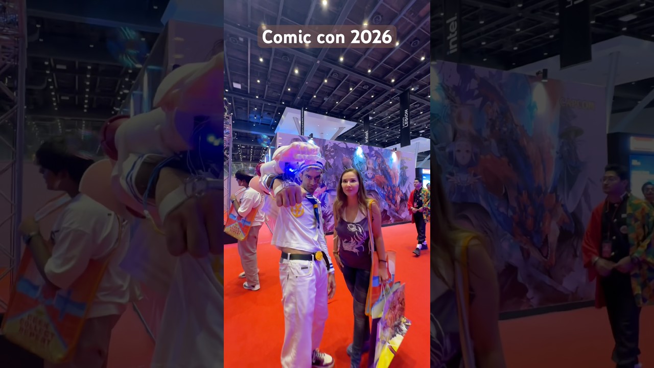 Comic con 2026 🙂 #youtubeshorts #shortsfeed #vlog #comiccon #funnyshorts