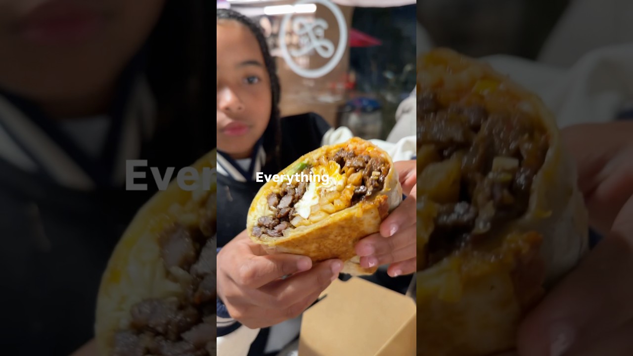 Everything I ate at Liberty Public Market in San Diego, California! #burrito #padthai #crepe