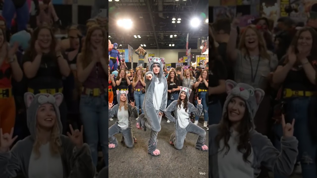 Finally a place where the Stray Kittens fit in, the Comic Con! (Parody)