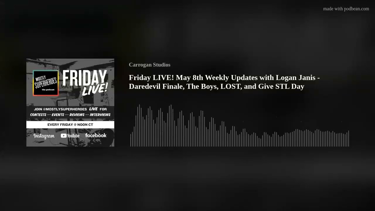 Friday LIVE! May 8th Weekly Updates with Logan Janis – Daredevil Finale, The Boys, LOST, and Give ST