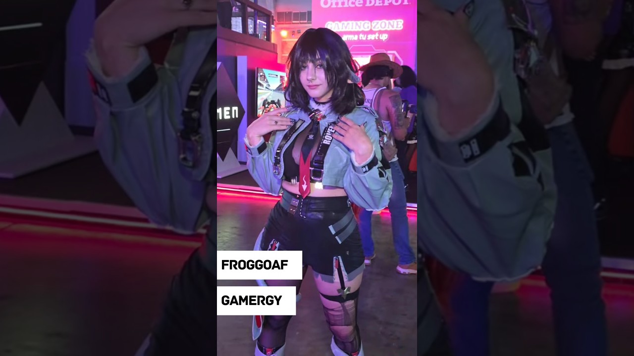 Froggoaf como Jane Doe de ZZZ #comiccon #cosplaymusicvideo #cosplay #zenlesszonezero #gamergy