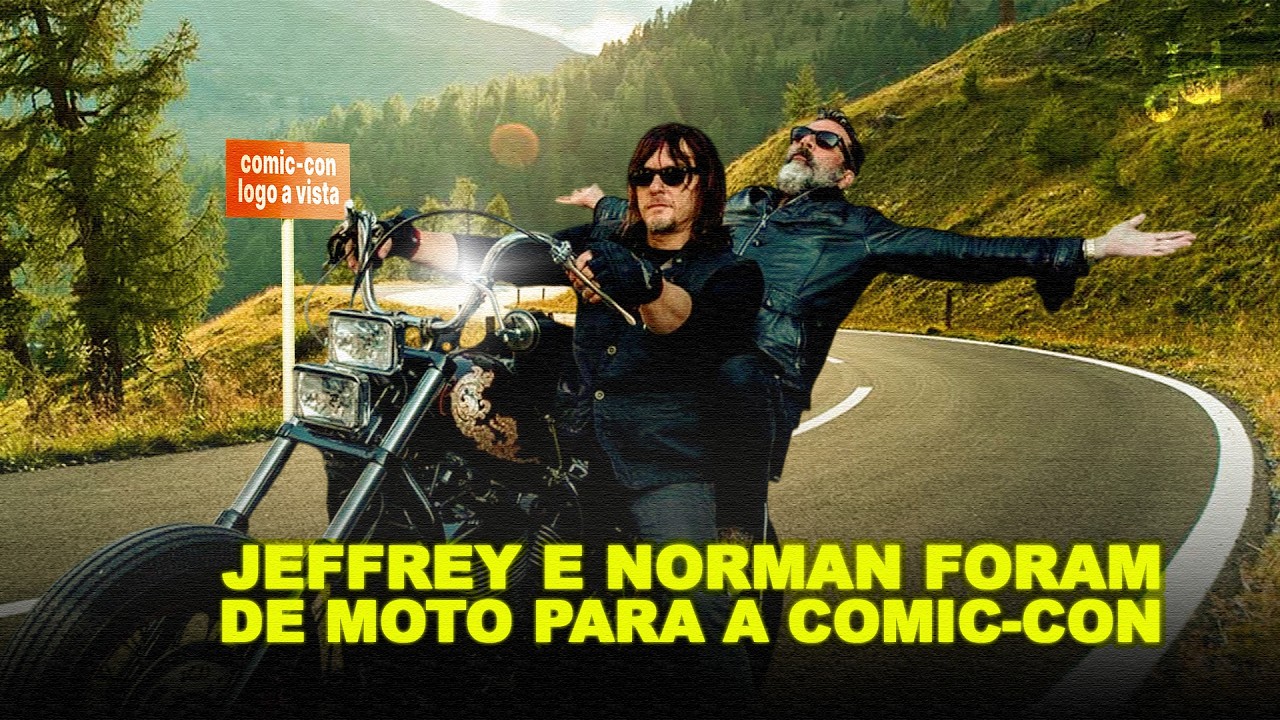 JEFFREY e NORMAN foram de MOTO pra COMIC-CON | Conan