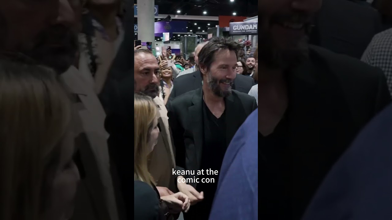Keanu Reeves at the comic con