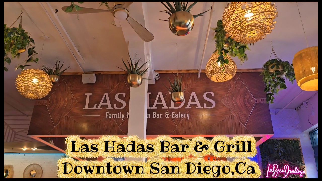 Let’s have an early dinner at Las Hadas Bar and Grill in the Gaslamp Quarter 🌮🍹🌆✨