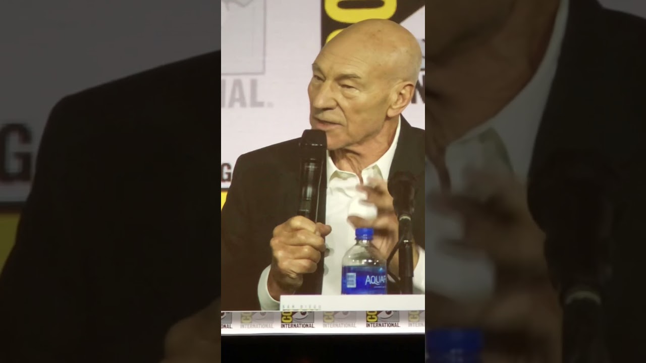 Patrick Stewart on having trouble saying goodbye at SDCC 2019.