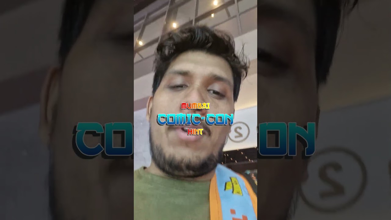 POV You’re at MUMBAI COMICCON Right Now #comiccon #pov #mumbai