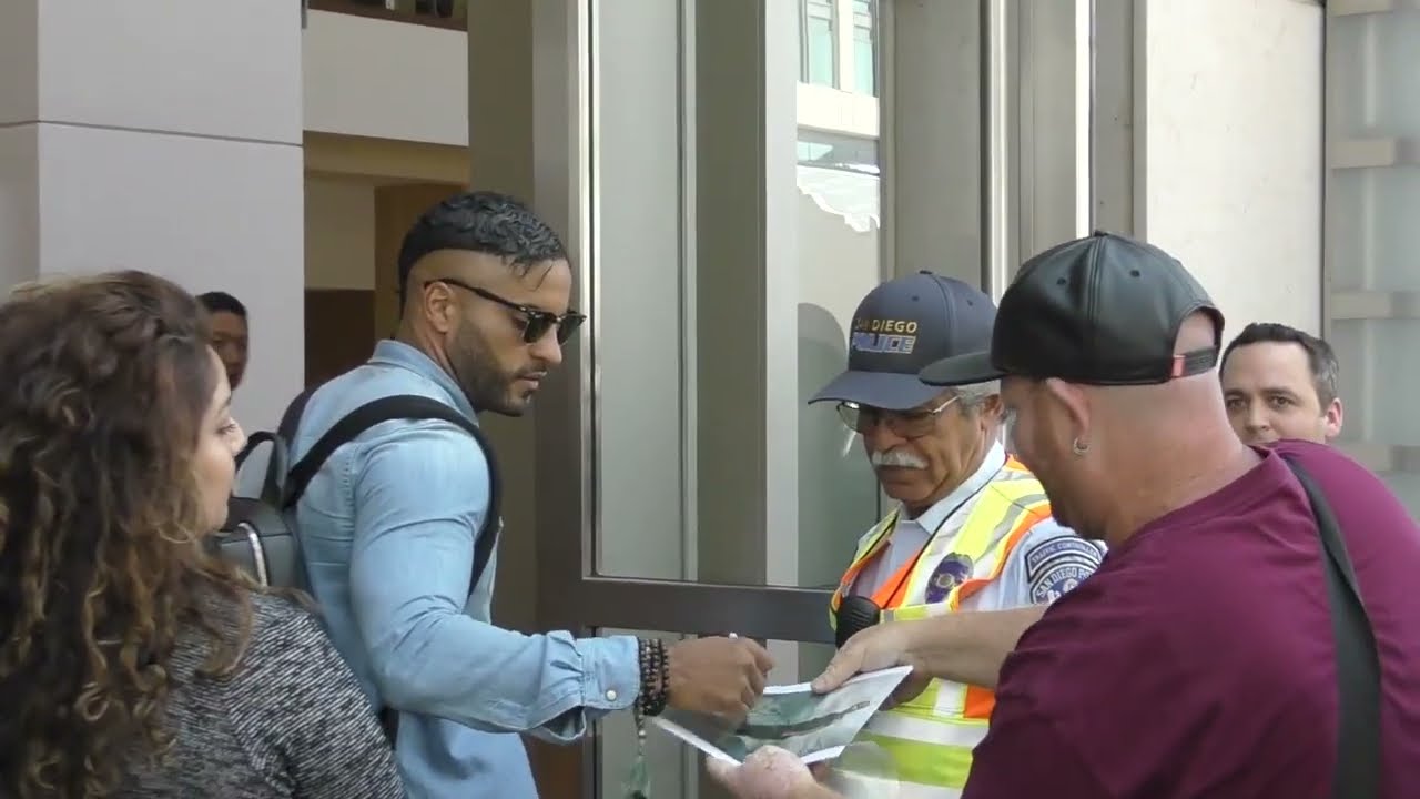 Ricky Whittle talks about a possible black batman while at San Diego Comic Con in San Diego Ricky Whittle talks about a possible black batman while at San Diego Comic Con in San Diego