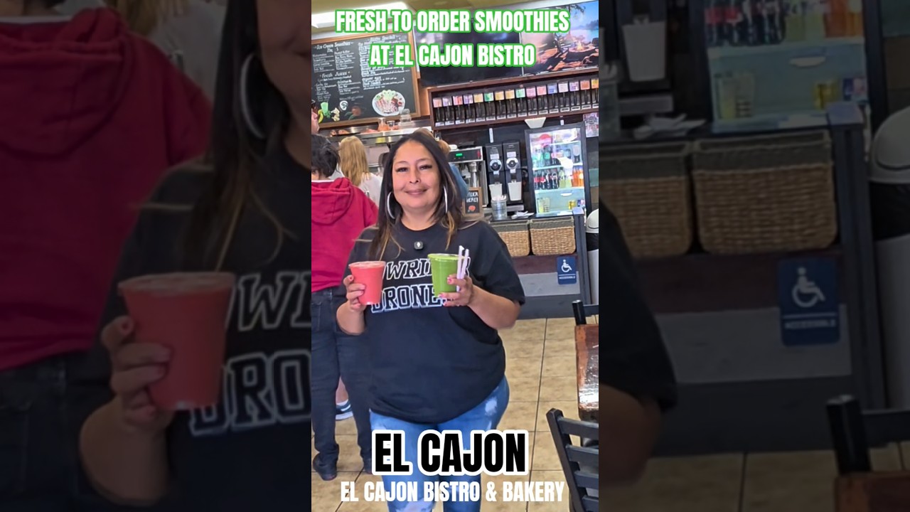 San Diego Best Spots-Fresh To Order Smoothies At El Cajon Bistro