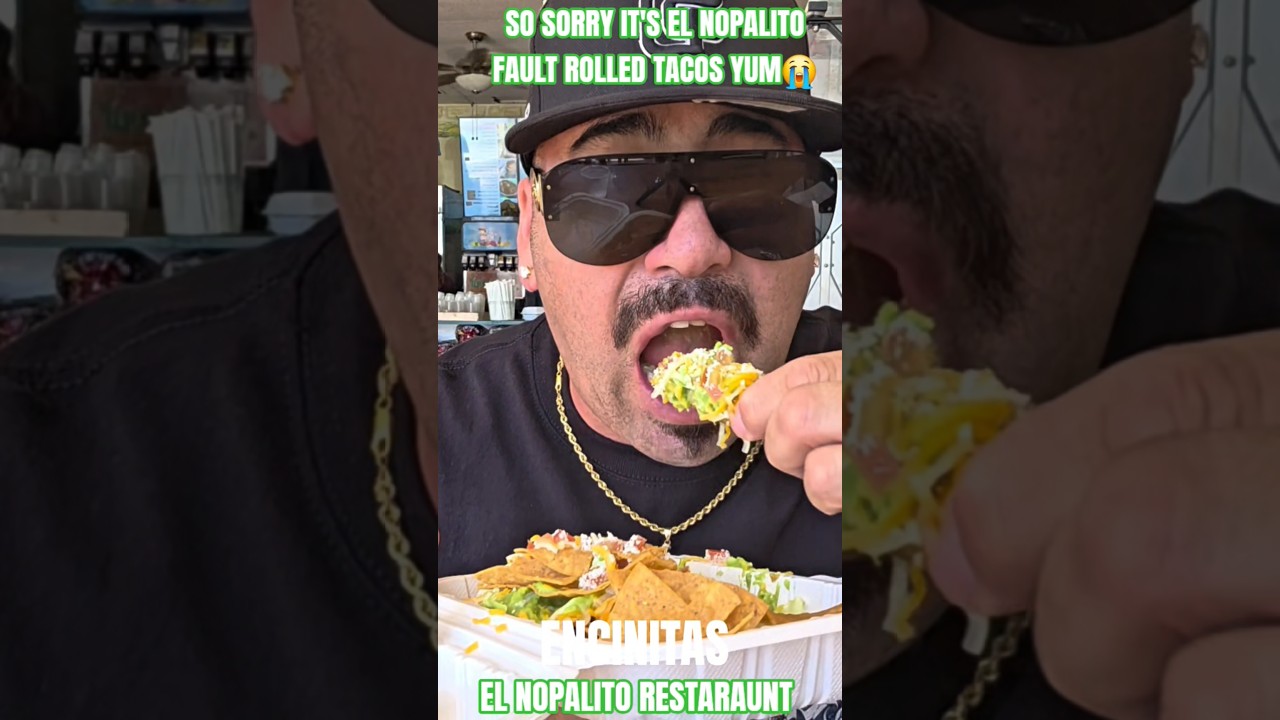 San Diego Mexican Food-So Sorry It’s El Nopalito Fault Rolled Tacos Yum😢😭 San Diego Mexican Food-So Sorry It’s El Nopalito Fault Rolled Tacos Yum😢😭