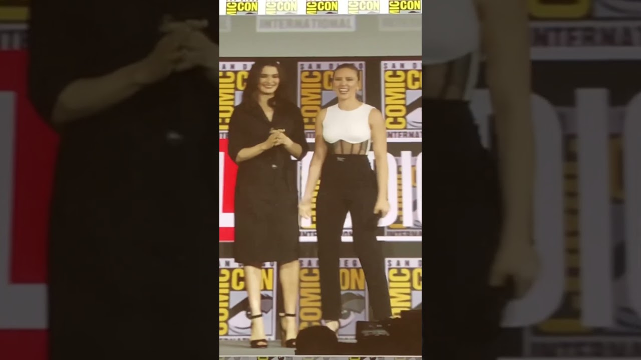 Scarlet Johansson introduced for the Black Widow Marvel panel in Hall H!
