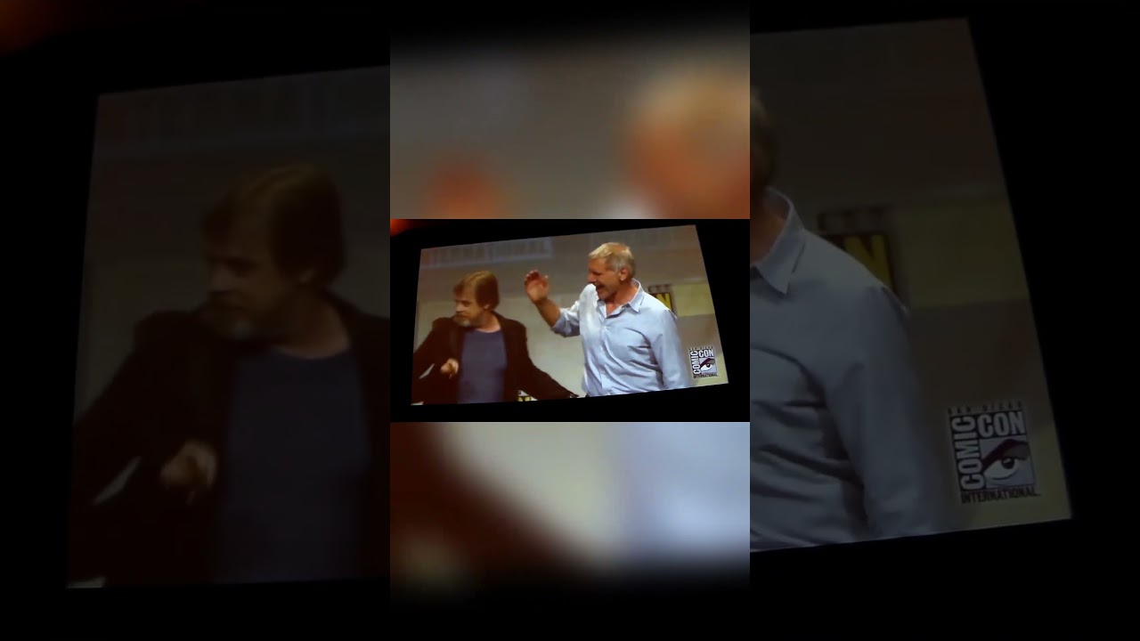 SDCC 2015: The Force Awakens Hall H Panel | Harrison Ford (Han Solo) Entrance