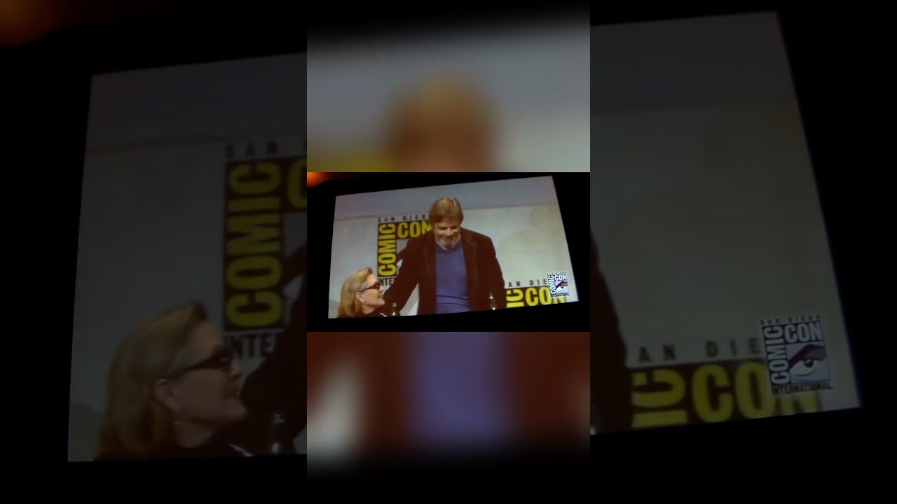 SDCC 2015: The Force Awakens Hall H Panel | Mark Hamill  (Luke Skywalker) Entrance #shorts