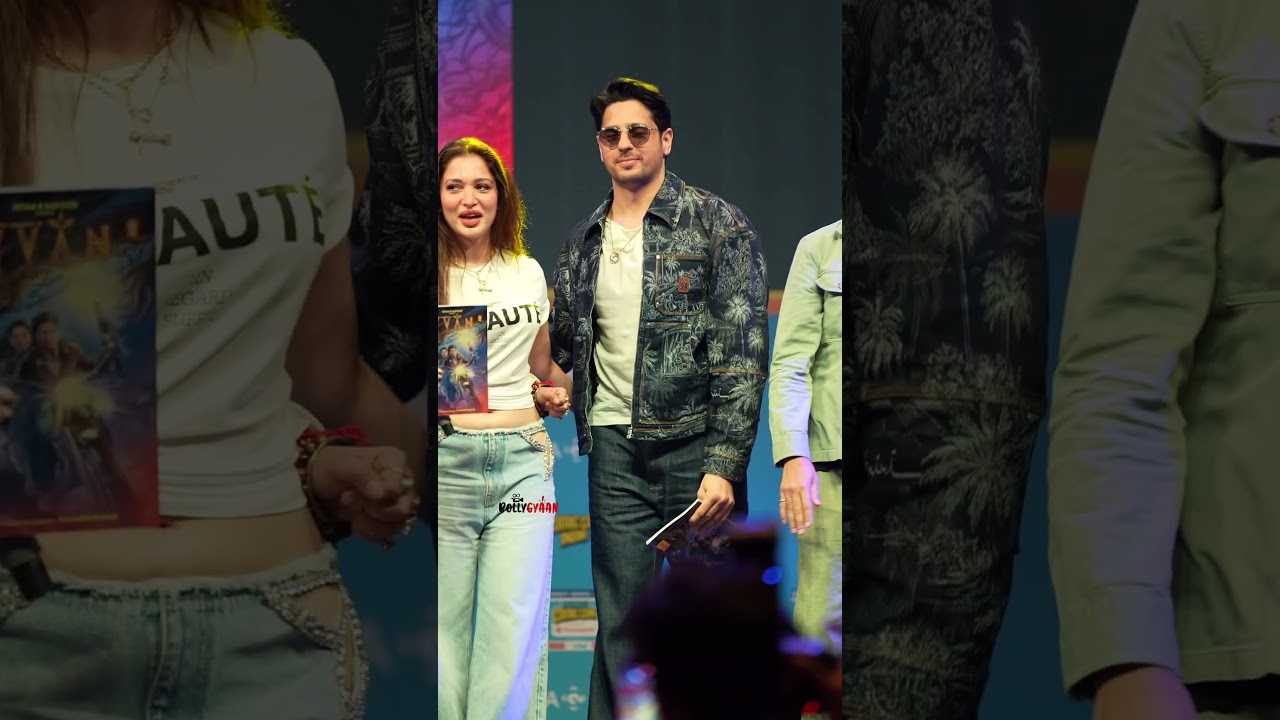 Sidharth, Tamannaah & Ektaa at Comic Con!  #Bollygyaan #Shorts #SidharthMalhotra #TamannaahBhatia