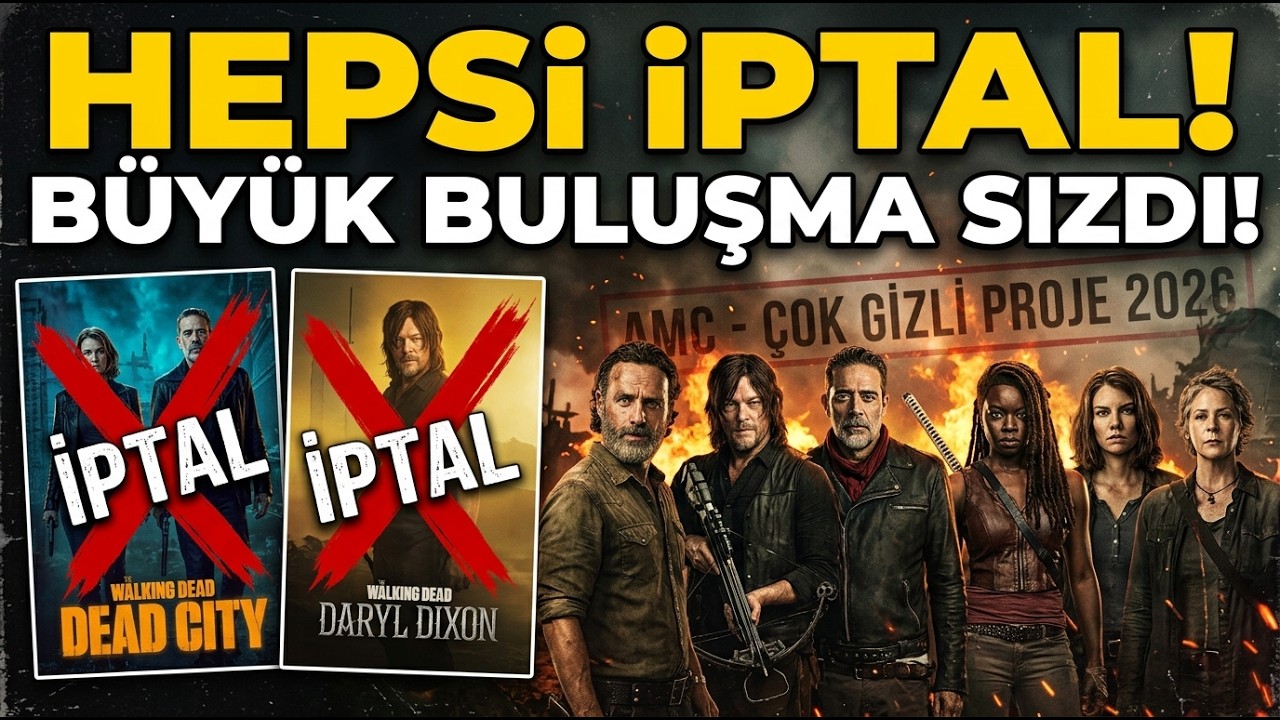 ŞOK İPTAL: The Walking Dead Dizileri Bitiyor! Efsane Ekip Geri Dönüyor!