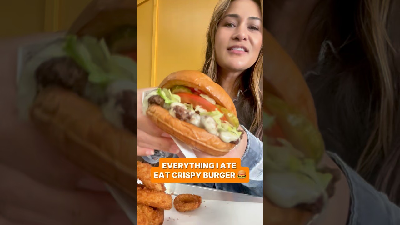 That crispy sear is the real deal! 🍔  #Oceanside #SanDiego #Foodie #EatCrispyBurger #smashburger