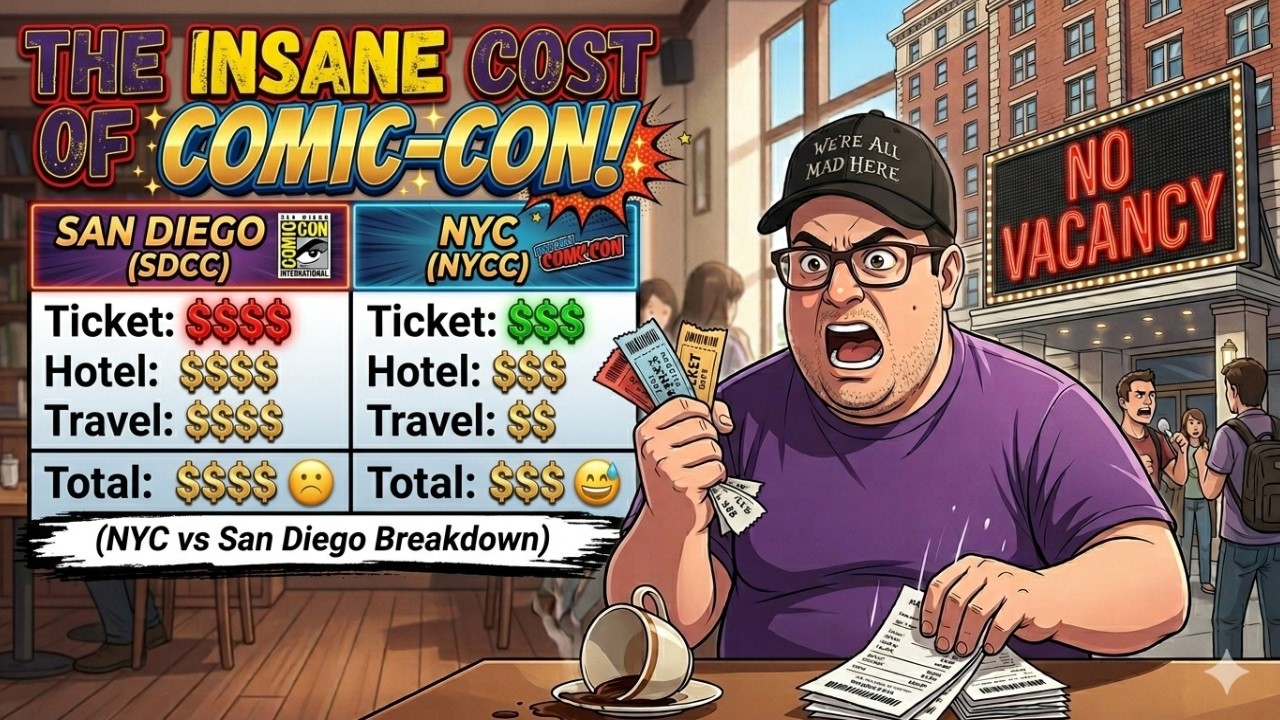 The INSANE Cost of Comic-Con (NYC vs San Diego Breakdown)