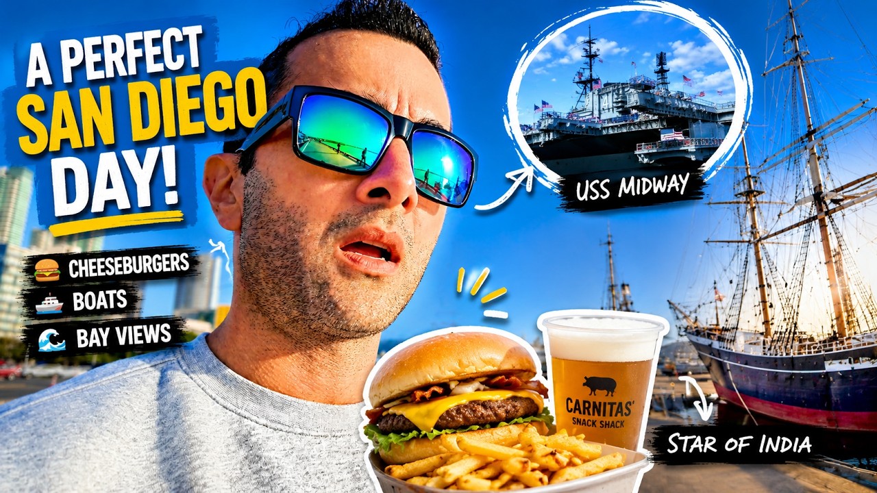 The PERFECT Family Day in San Diego 🇺🇸 (Food + Bay Walk + Waterfront Views)