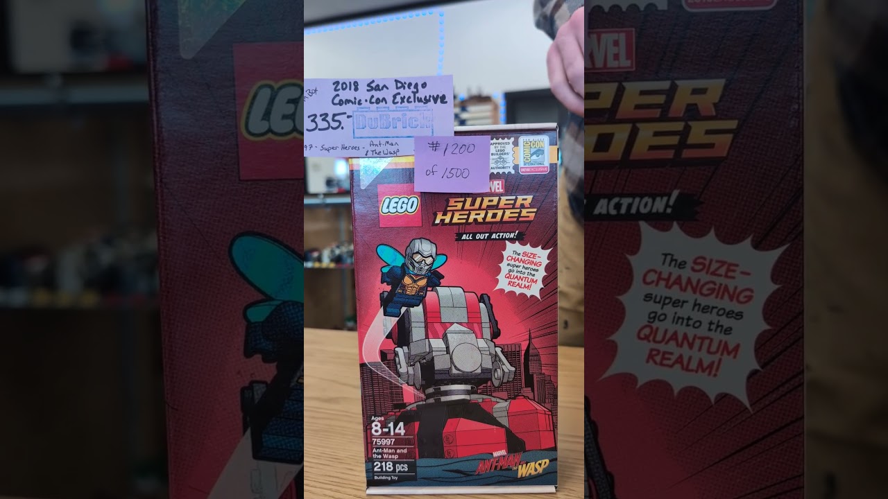 These Comic Con Exclusive Lego Sets Are Crazy!!! #lego #shorts #trending #comiccon #exclusive #rare