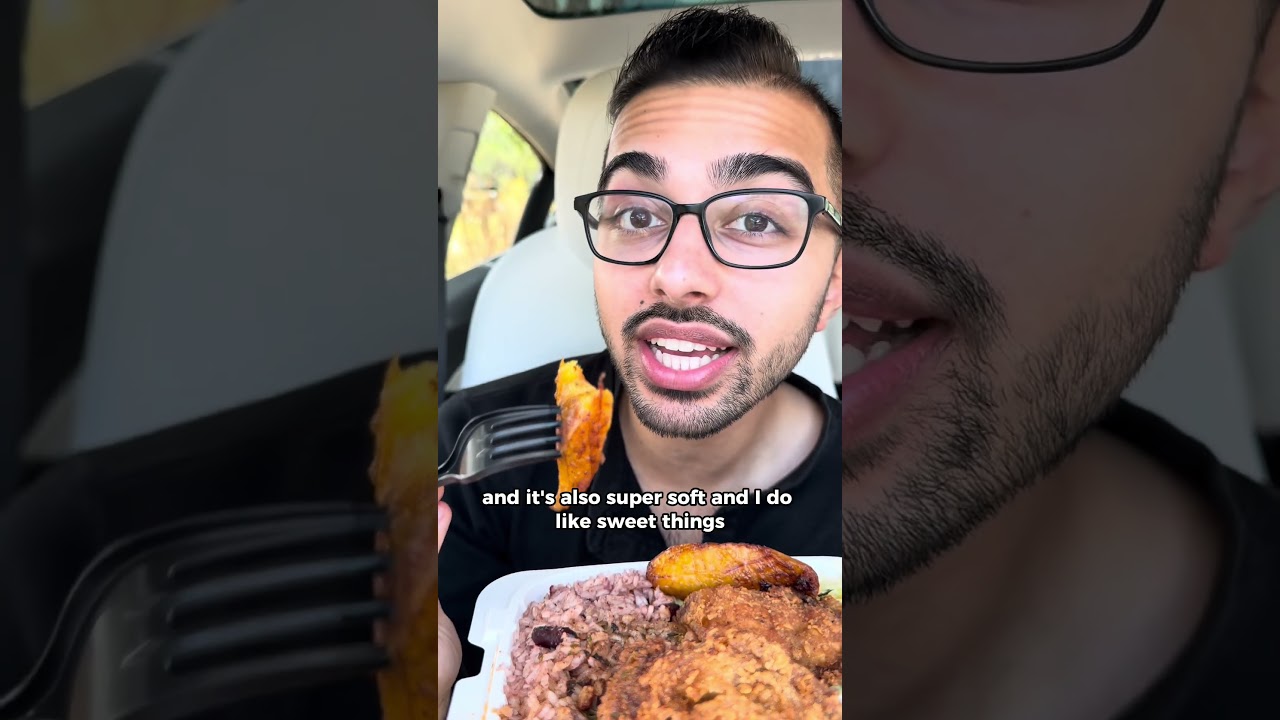 Trying Jamaican Food for the first time #foodie #jamacian #sandiego #smallbusiness
