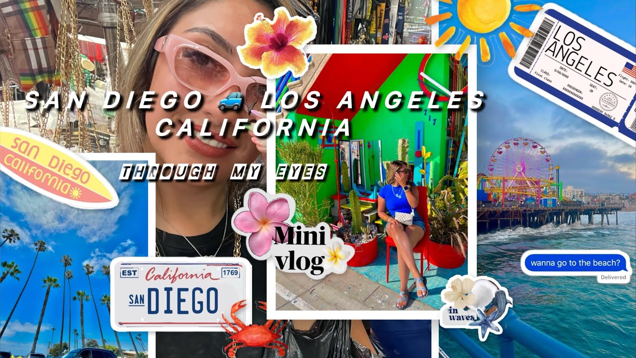 vacation w me ✈️ | San Diego 🏝️ + LA day trip vacation w me ✈️ | San Diego 🏝️ + LA day trip
