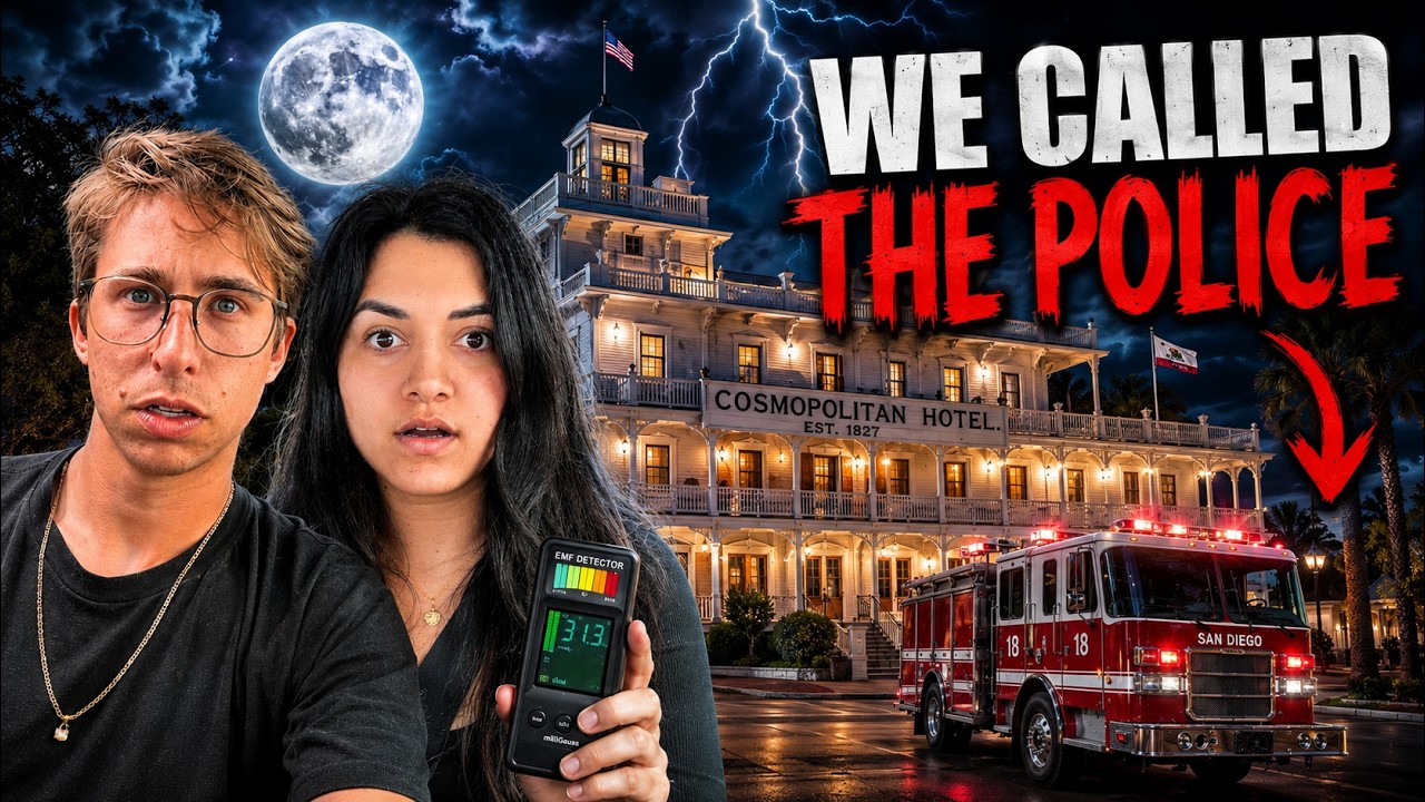 WE CALLED THE POLICE to the Most Haunted Hotel Room (Room 11 Cosmopolitan)